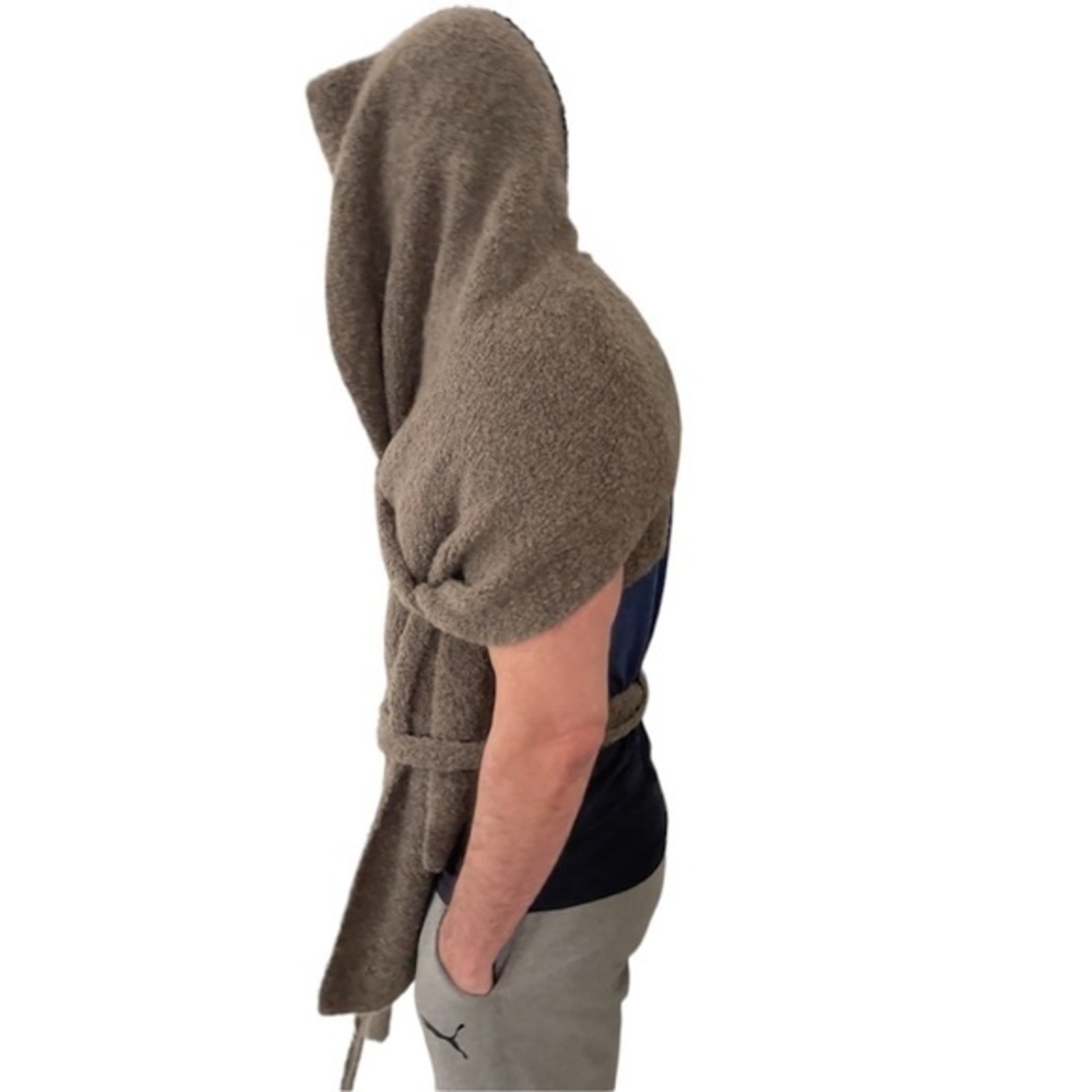 DEMOBAZA Mens Alpaca Blend Shawl